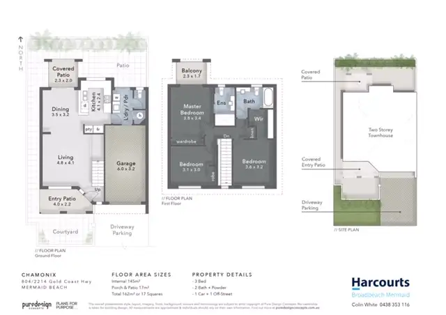 Floorplan of Homely townhouse listing, 804/2214 Gold Coast Highway, Mermaid Waters QLD 4218