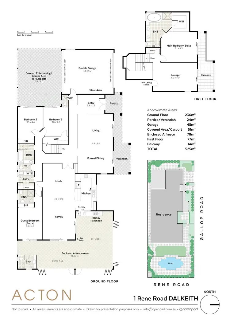 Floorplan of Homely house listing, 1 Rene Road, Dalkeith WA 6009