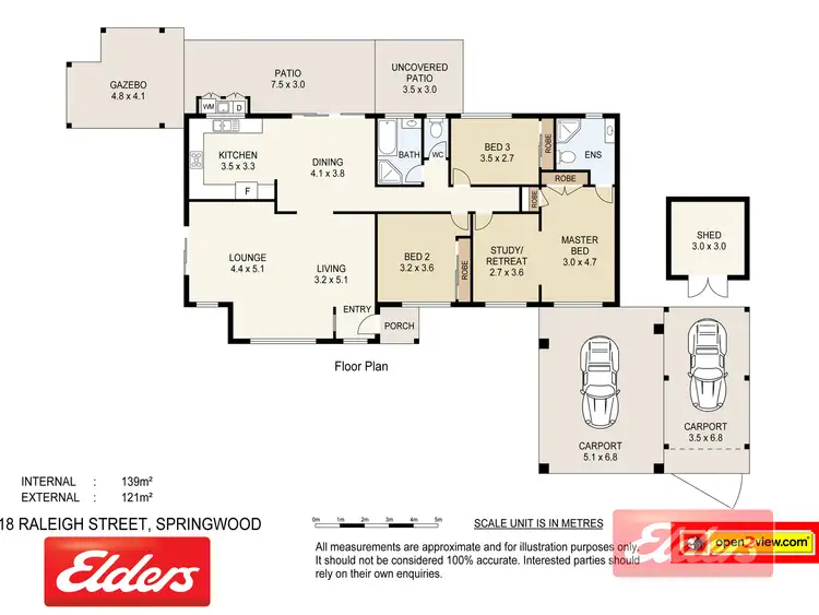 Floorplan of Homely house listing, 52 Raleigh Street, Springwood QLD 4127