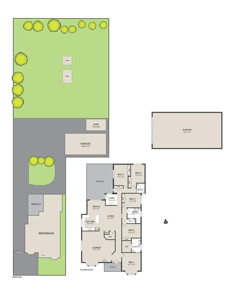 Floorplan of Homely house listing, 33 Dransfield Way, Epping VIC 3076