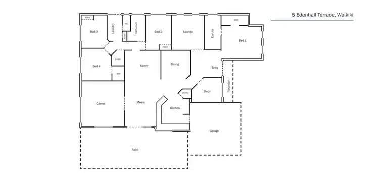 Floorplan of Homely house listing, 5 Edenhall Terrace, Waikiki WA 6169