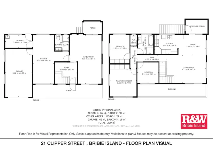 Floorplan of Homely house listing, 21 Clipper Street, Bongaree QLD 4507