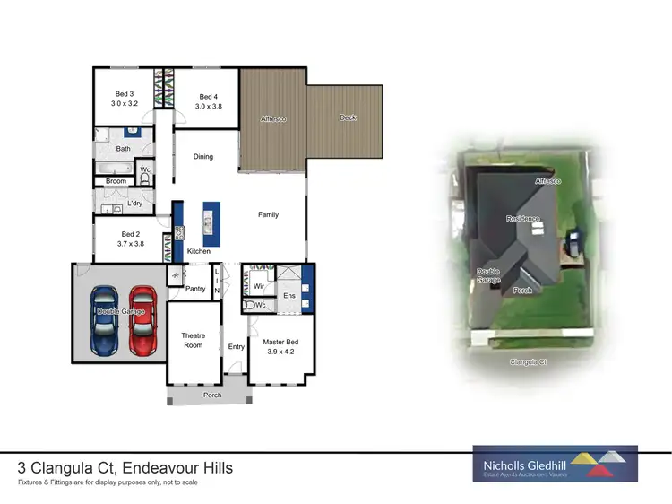 Floorplan of Homely house listing, 3 Clangula Court, Endeavour Hills VIC 3802