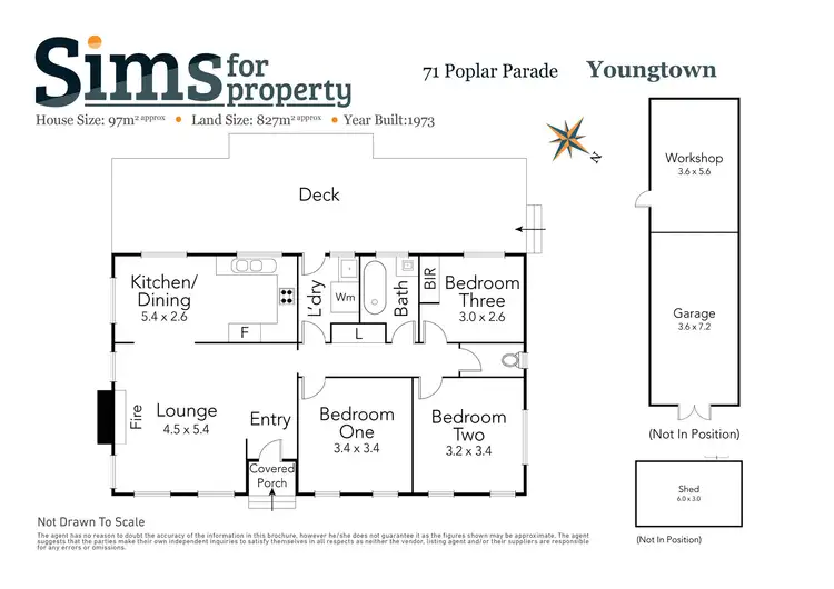Floorplan of Homely house listing, 71 Poplar Parade, Youngtown TAS 7249