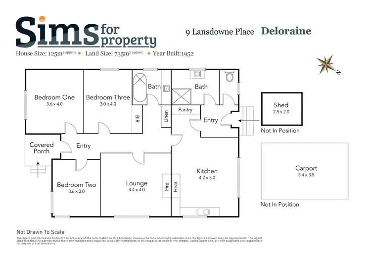 Floorplan of Homely house listing, 9 Lansdowne Place, Deloraine TAS 7304