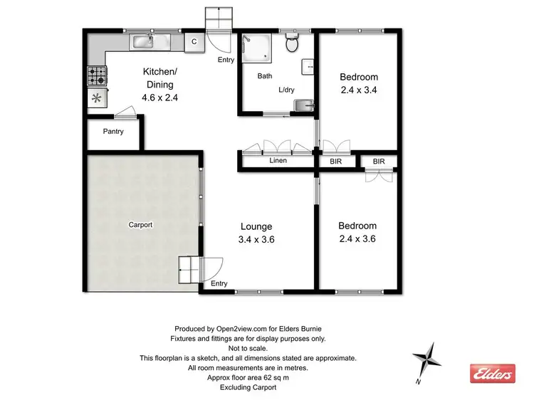 Floorplan of Homely unit listing, 3/80A Saunders Street, Wynyard TAS 7325