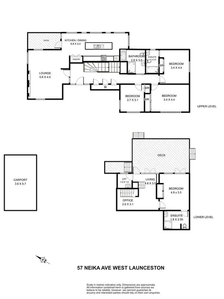 Floorplan of Homely house listing, 57 Neika Avenue, West Launceston TAS 7250