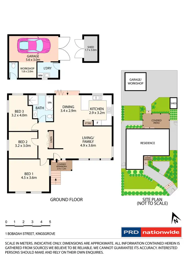 Floorplan of Homely house listing, 1 Bobadah Street, Kingsgrove NSW 2208