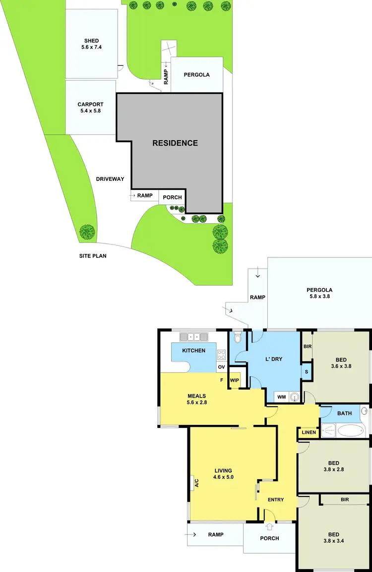 Floorplan of Homely house listing, 5 David Street, Melton South VIC 3338