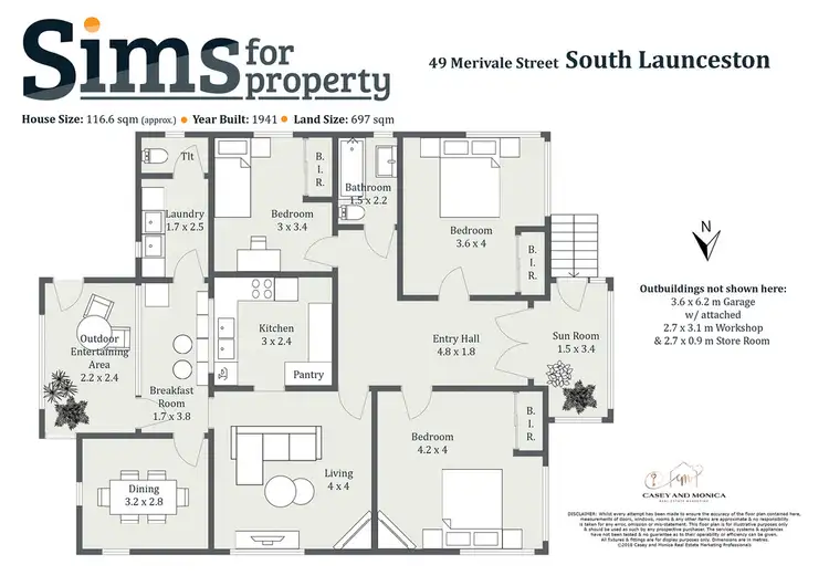 Floorplan of Homely house listing, 49 Merivale Street, South Launceston TAS 7249