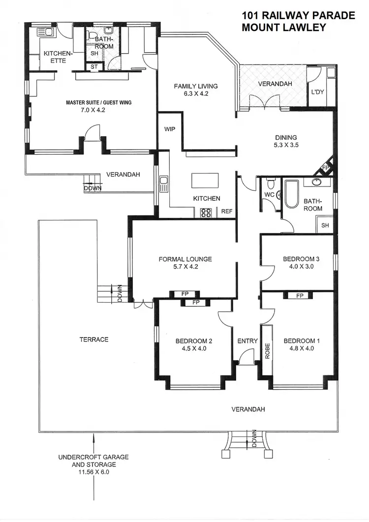 Floorplan of Homely house listing, 101 Railway Parade, Mount Lawley WA 6050