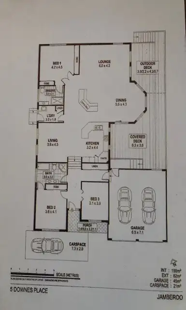 Floorplan of Homely house listing, 5 DOWNES PLACE, Jamberoo NSW 2533