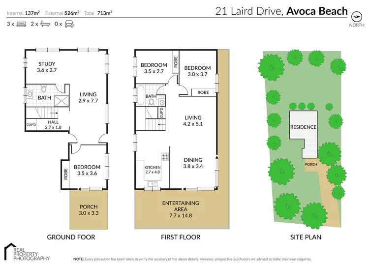 Floorplan of Homely house listing, 21 Laird Drive, Avoca Beach NSW 2251