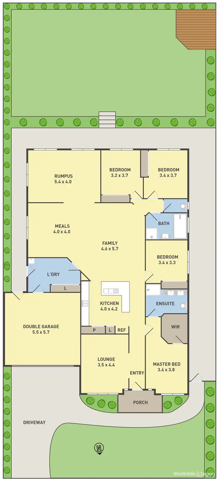 Floorplan of Homely house listing, 7 Cramond Place, Greenvale VIC 3059