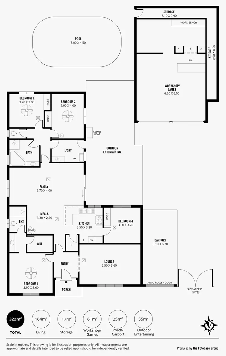 Floorplan of Homely house listing, 63 Sherebrooke Boulevard, Woodcroft SA 5162