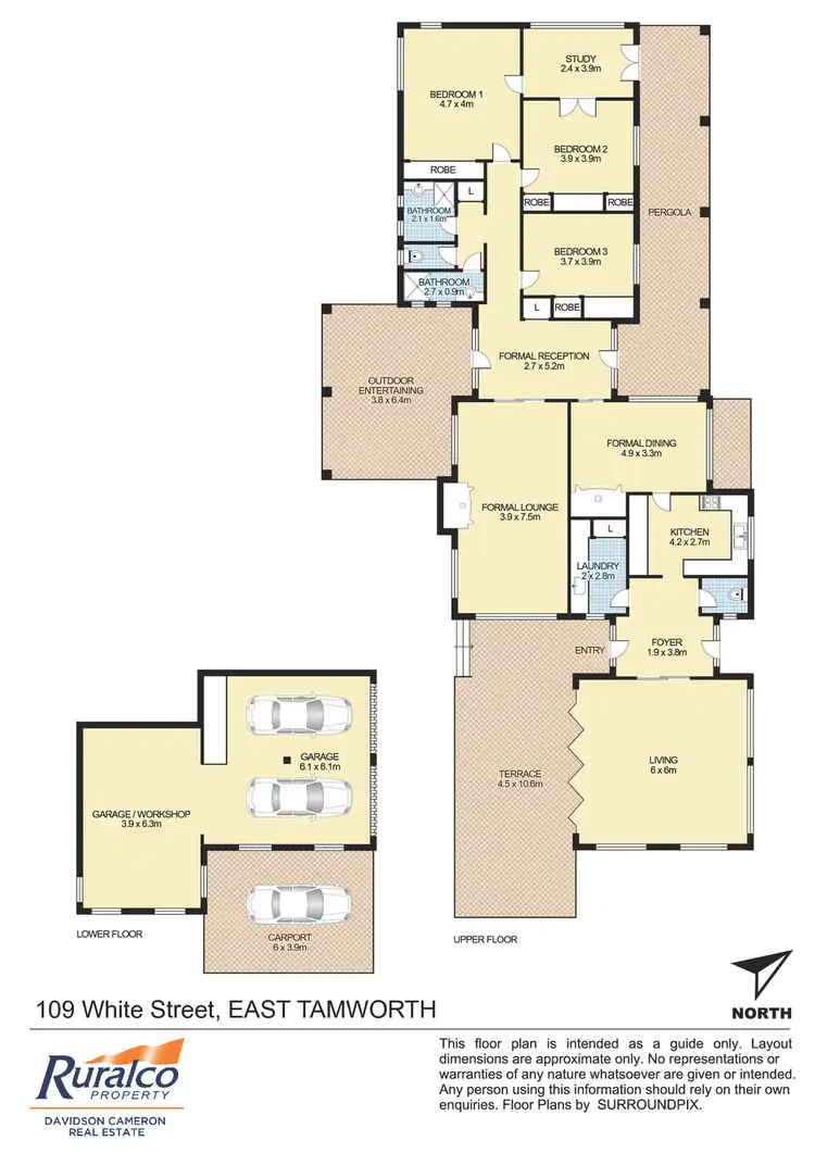 Floorplan of Homely house listing, 109 White Street, Tamworth NSW 2340