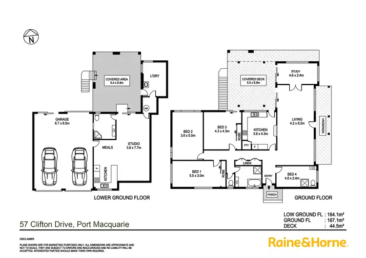 Floorplan of Homely house listing, 57 Clifton Drive, Port Macquarie NSW 2444