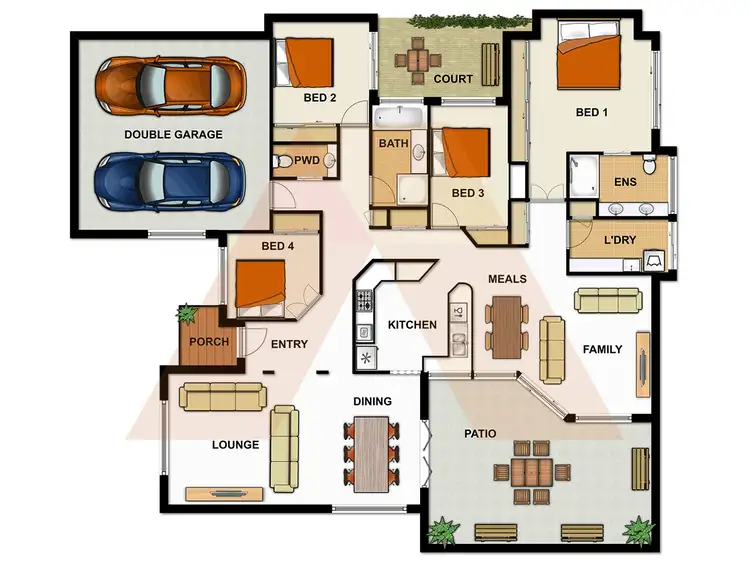 Floorplan of Homely house listing, 2 Barrier Place, Forest Lake QLD 4078