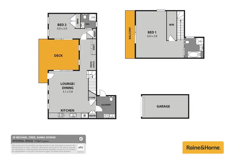 Floorplan of Homely house listing, 25B Michael Crescent, Kiama Downs NSW 2533