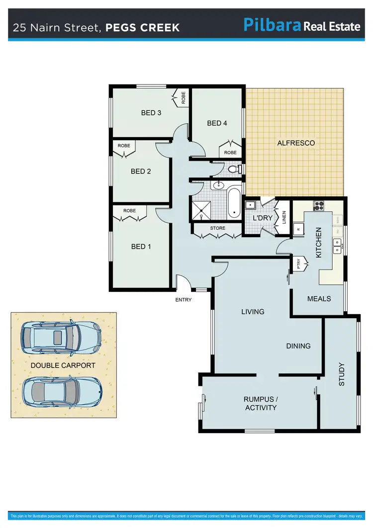 Floorplan of Homely house listing, 25 Nairn Street, Bulgarra WA 6714