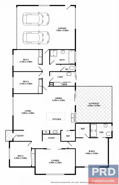 Floorplan of Homely house listing, 58 Songlark Crescent, Thurgoona NSW 2640
