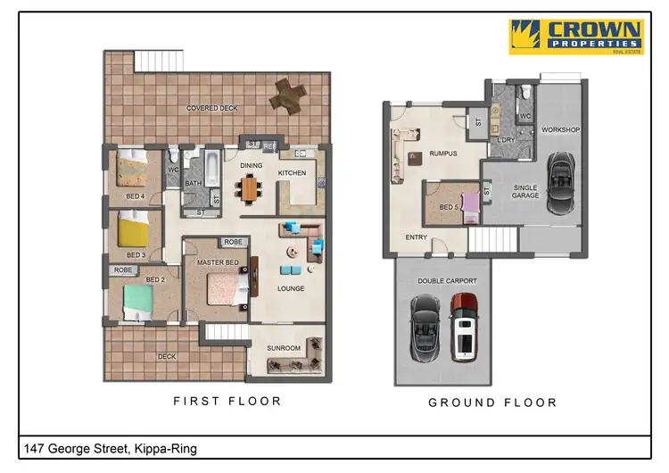 Floorplan of Homely house listing, 147 George St, Kippa-ring QLD 4021