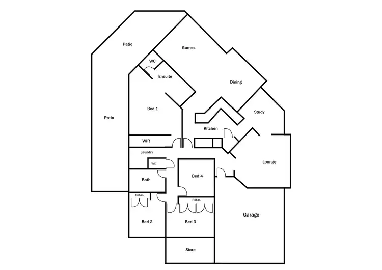 Floorplan of Homely house listing, 80 Bolderwood Drive, South Lake WA 6164