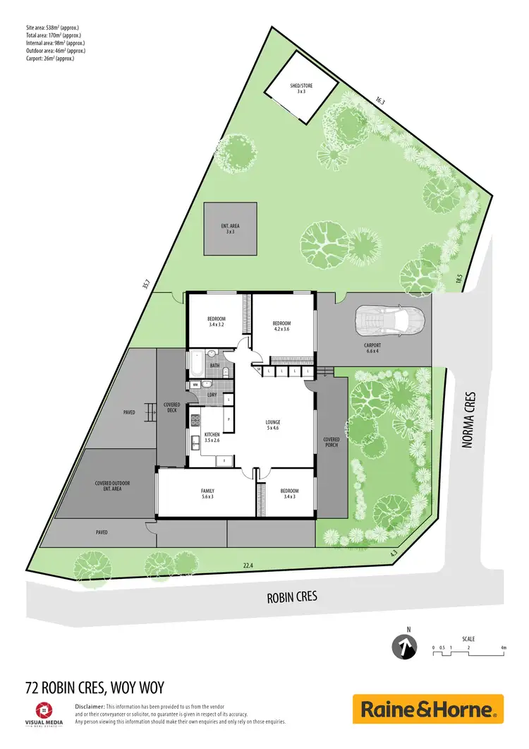 Floorplan of Homely house listing, 72 Robin Crescent, Woy Woy NSW 2256