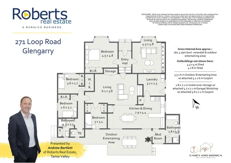Floorplan of Homely house listing, 271 Loop Road, Glengarry TAS 7275