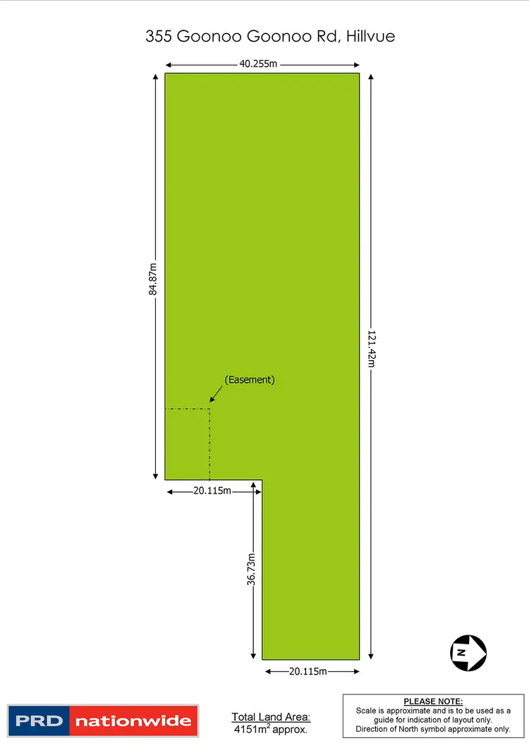 Floorplan of Homely land listing, 355 Goonoo Goonoo Road, Tamworth NSW 2340