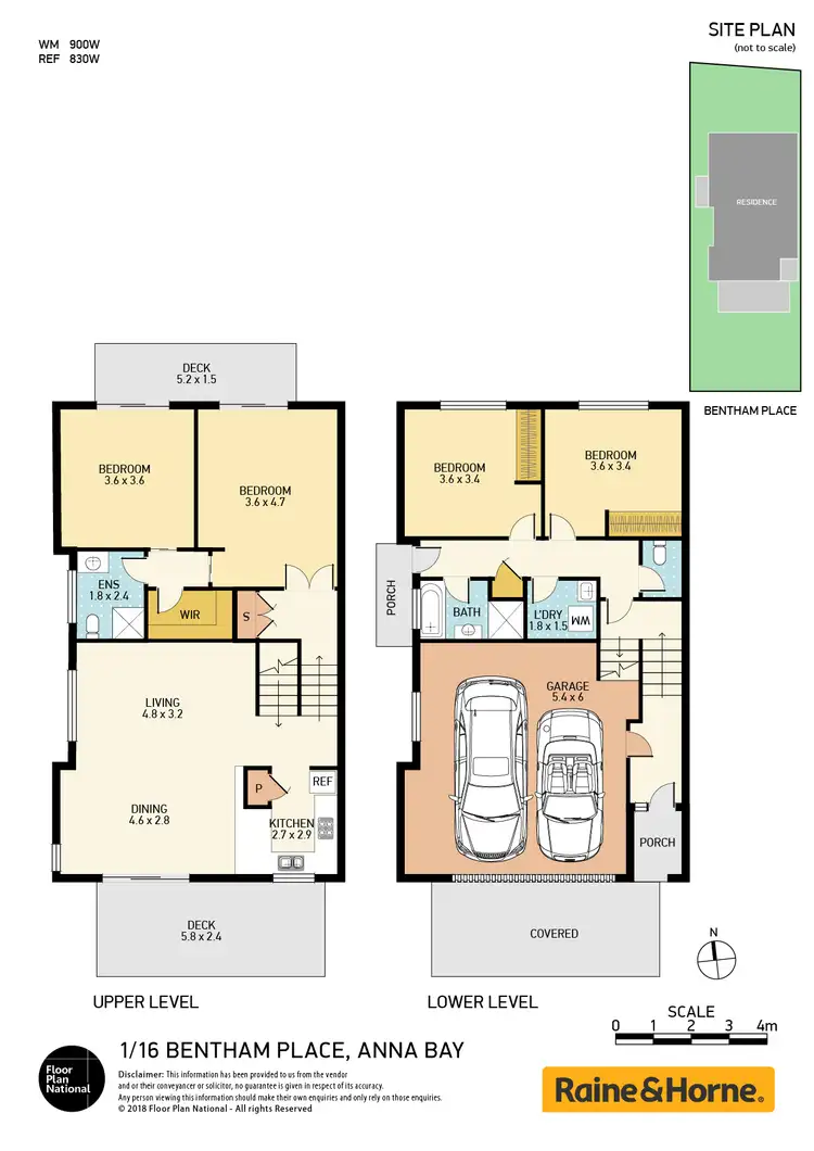 Floorplan of Homely house listing, 1/16 Bentham Place, Anna Bay NSW 2316
