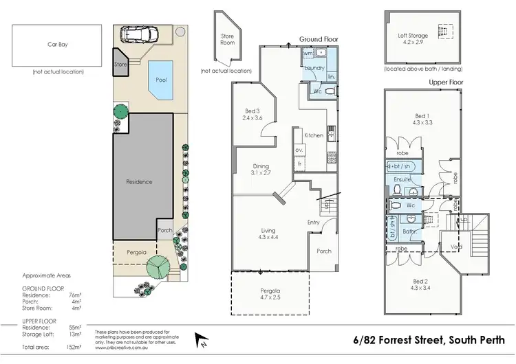 Floorplan of Homely house listing, 6/82 Forrest Street, South Perth WA 6151