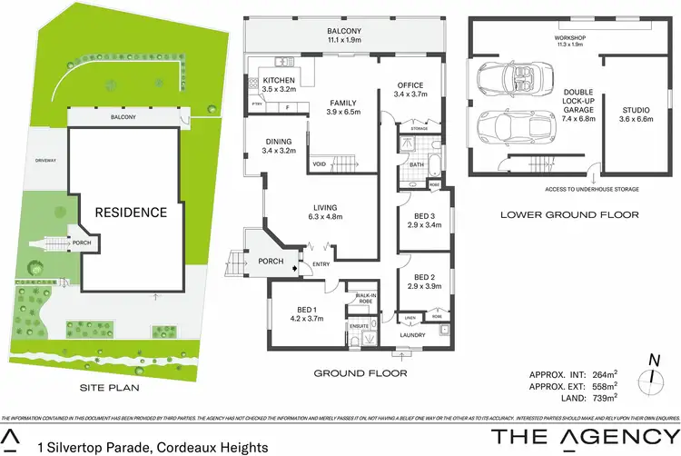 Floorplan of Homely house listing, 1 Silvertop Parade, Cordeaux Heights NSW 2526
