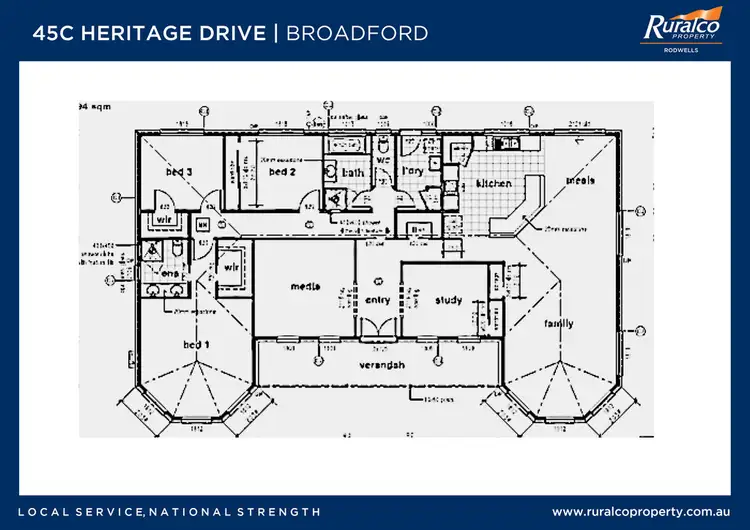 Floorplan of Homely house listing, 45C Heritage Drive, Broadford VIC 3658