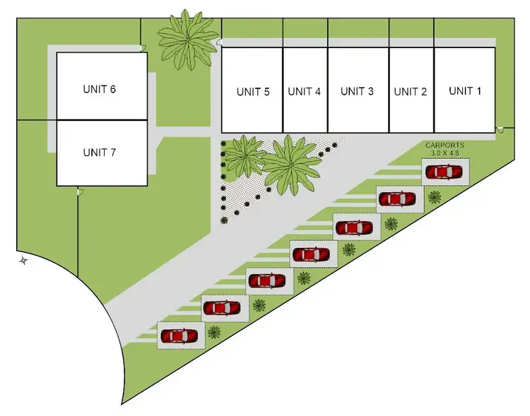 Floorplan of Homely block of units listing, 1-7/5 Edmill Court, Belmont VIC 3216