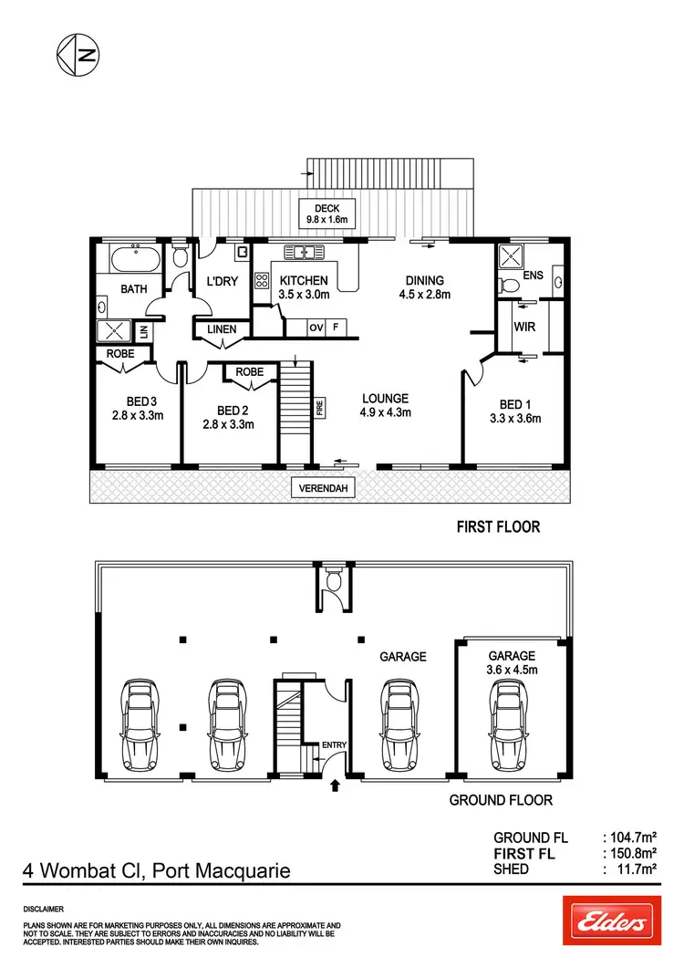Floorplan of Homely house listing, 4 Wombat Close, North Shore NSW 2444