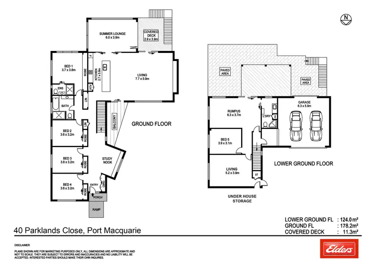 Floorplan of Homely house listing, 40 Parklands Close, Port Macquarie NSW 2444