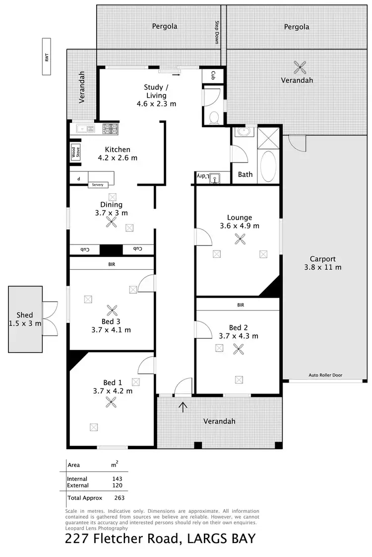 Floorplan of Homely house listing, 227 Fletcher Road, Largs Bay SA 5016
