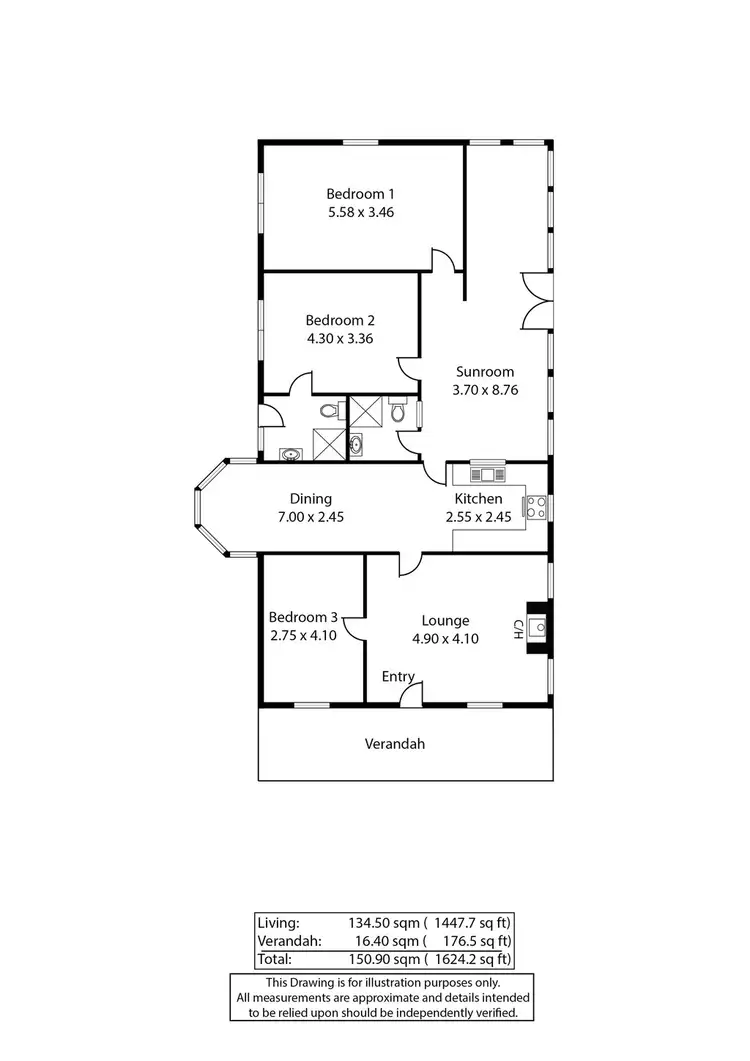 Floorplan of Homely house listing, 34 Sturt Street, Robe SA 5276