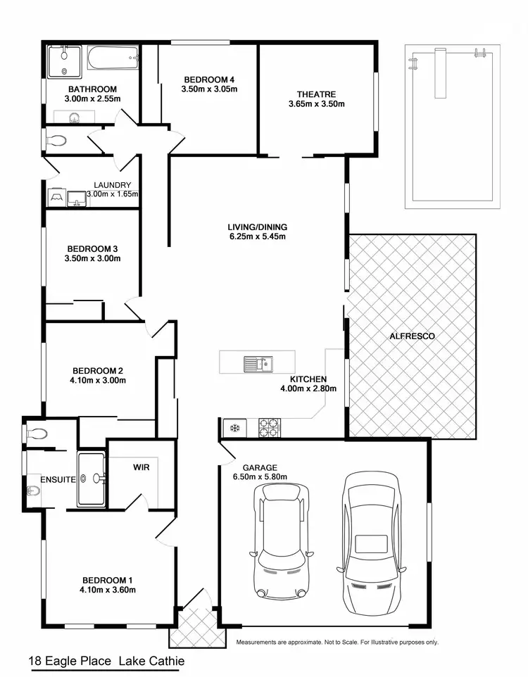 Floorplan of Homely house listing, 18 Eagle Place, Lake Cathie NSW 2445