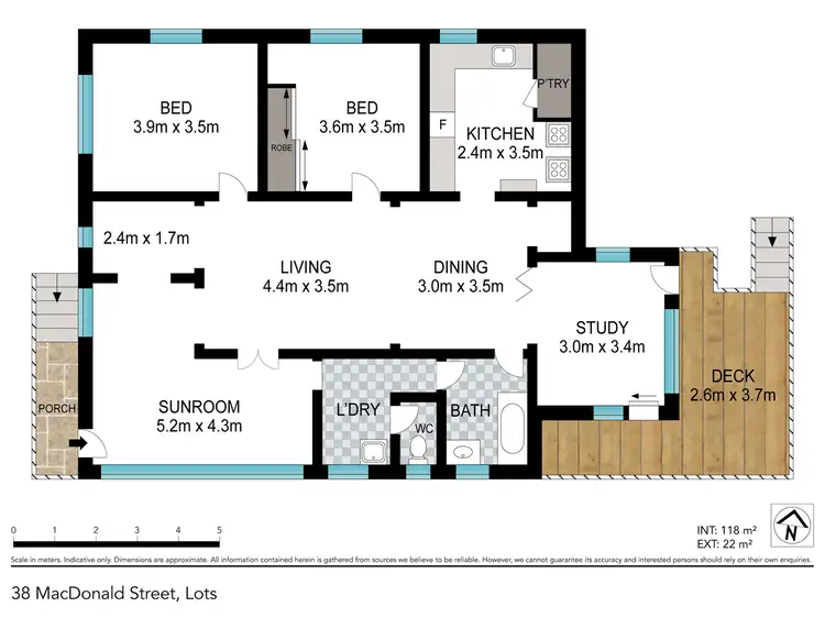 Floorplan of Homely house listing, 38 Macdonald Street, Lota QLD 4179