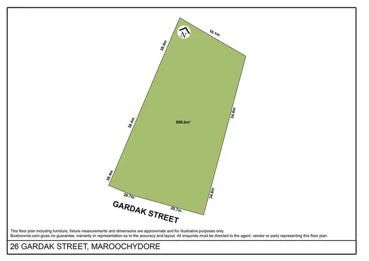 Floorplan of Homely house listing, 26 Gardak Street, Maroochydore QLD 4558