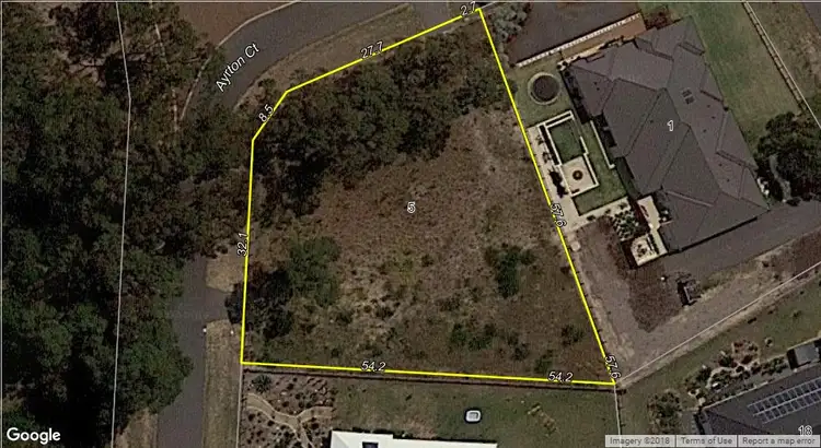 Floorplan of Homely land listing, 5 Ayrton Court, Golden Bay WA 6174