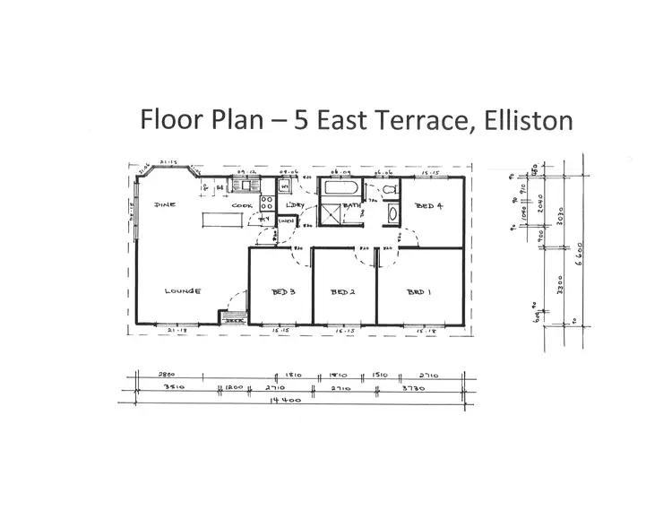 Floorplan of Homely house listing, 5 East Terrace, Elliston SA 5670