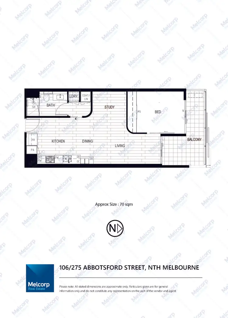 Floorplan of Homely apartment listing, 106/275 Abbotsford Street, North Melbourne VIC 3051
