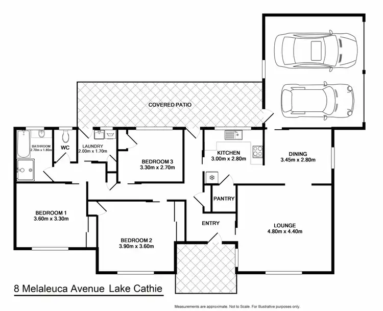 Floorplan of Homely house listing, 8 Melaleuca Avenue, Lake Cathie NSW 2445