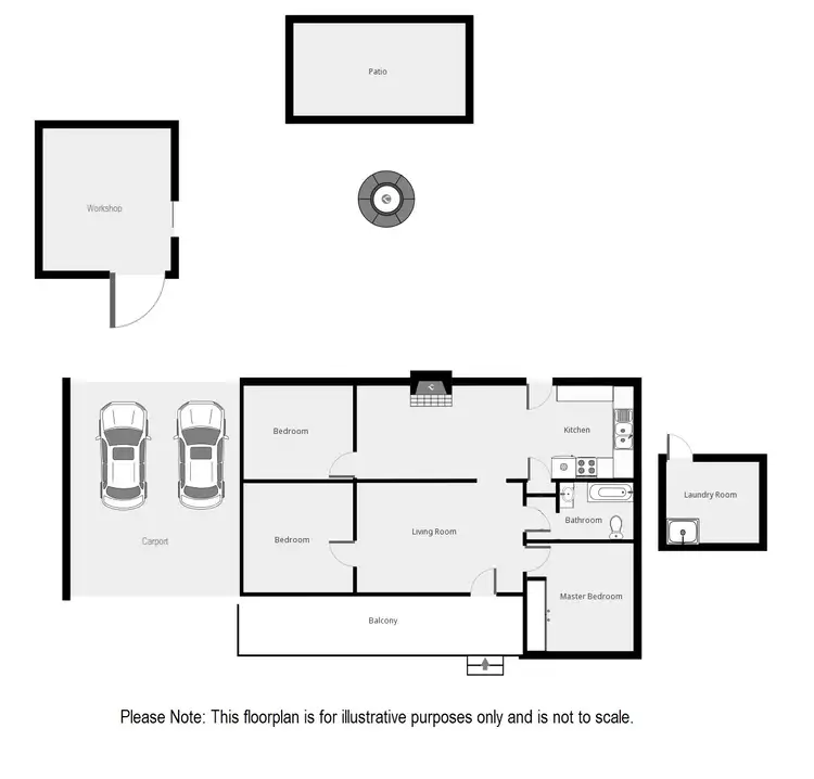 Floorplan of Homely house listing, 53 Boberah Street, Wongarbon NSW 2831