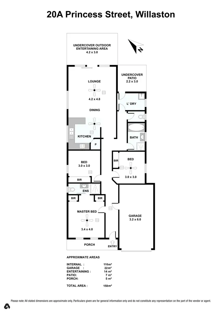 Floorplan of Homely house listing, 20A Princess Street, Willaston SA 5118