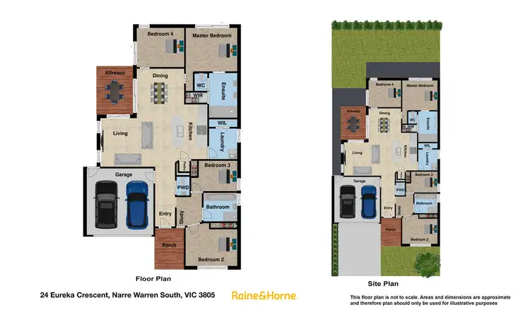Floorplan of Homely house listing, 24 EUREKA CRESCENT, Narre Warren South VIC 3805