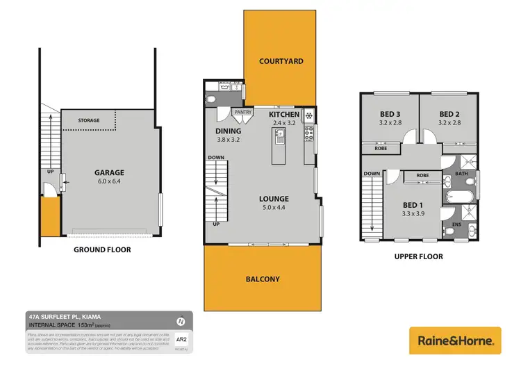 Floorplan of Homely semi-detached listing, 47A Surfleet Place, Kiama NSW 2533